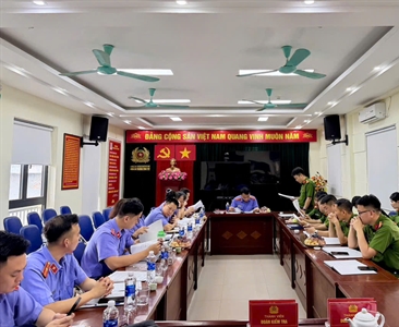Viện KSND khu vực 3 – Hà Nội tiến hành kiểm tra công tác tiếp nhận, kiểm...