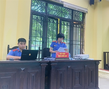 Viện kiểm sát nhân dân khu vực 5 tổ chức phiên tòa rút kinh nghiệm, số hóa...