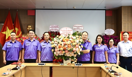 Viện KSND thành phố Hà Nội chúc mừng các cơ quan báo chí nhân kỷ niệm...