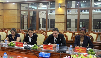 Lãnh đạo Viện KSND thành phố Hà Nội tiếp và làm việc với Đoàn đại biểu...