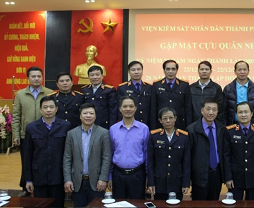 Hội cựu chiến binh Viện KSND thành phố tổ chức buổi gặp mặt các cựu quân nhân