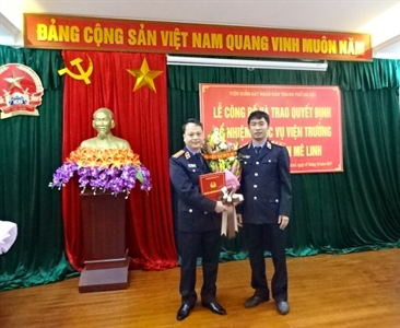 Lễ công bố và trao Quyết định bổ nhiệm chức vụ Viện trưởng Viện KSND huyện...