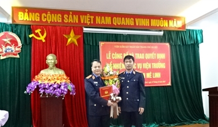 Lễ công bố và trao Quyết định bổ nhiệm chức vụ Viện trưởng Viện KSND...