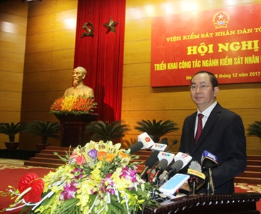 Khai mạc Hội nghị triển khai công tác ngành Kiểm sát nhân dân năm 2018