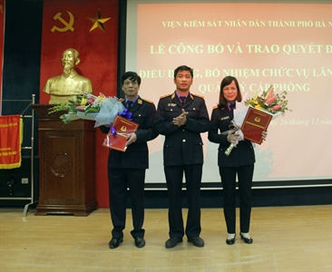 Lễ công bố, trao Quyết định điều động, bổ nhiệm Lãnh đạo quản lý cấp phòng...