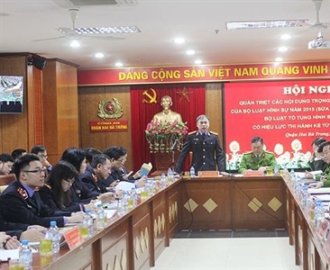 Viện KSND quận Hai Bà Trưng tổ chức Hội nghị quán triệt các nội dung trọng...