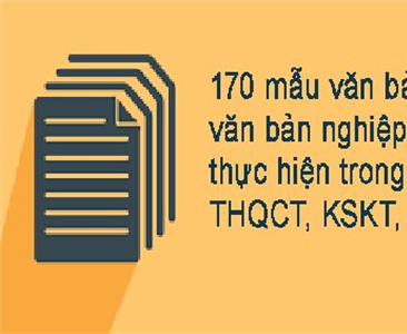 170 mẫu văn bản trong thực hành quyền công tố, kiểm sát điều tra, điều tra...
