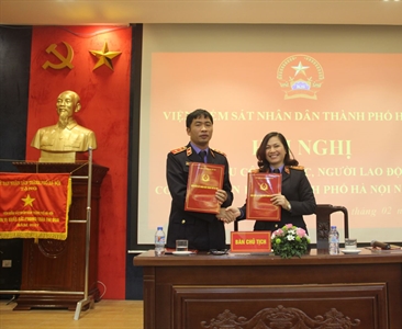 Viện kiểm KSND thành phố Hà Nội tổ chức thành công  Hội nghị đại biểu công...