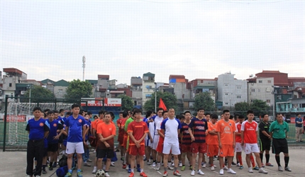 Khai mạc môn Bóng đá trong Hội khỏe ngành Kiểm sát Hà Nội năm 2015,...