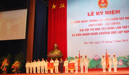 LỄ KỶ NIỆM 55 NĂM NGÀY THÀNH LẬP VIỆN KIỂM SÁT NHÂN DÂN (26/7/1960 -...