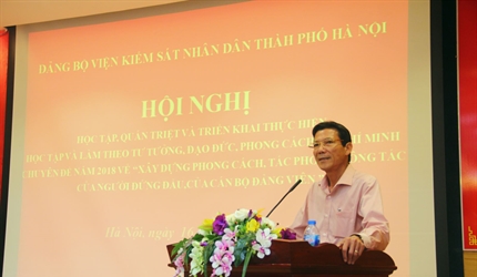 Hội nghị triển khai chuyên đề năm 2018 “Xây dựng phong cách, tác phong...