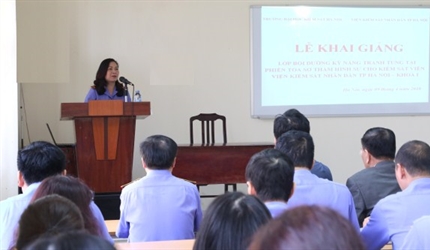 Viện KSND thành phố Hà Nội phối hợp với Trường Đại học kiểm sát Hà Nội...
