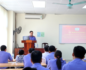 Khai giảng lớp bồi dưỡng kỹ năng tranh tụng tại Phiên tòa hình sự sơ thẩm...