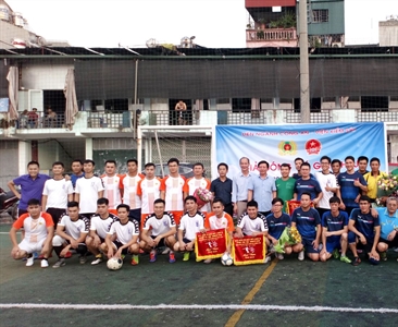 Giải bóng đá nam chào mừng kỷ niệm 73 năm  Ngày truyền thống Lực lượng CAND...