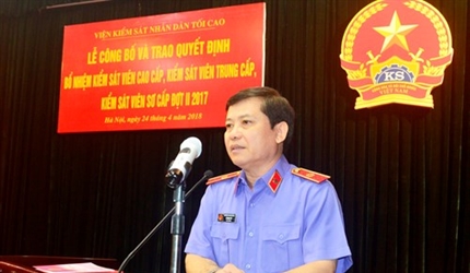 Viện trưởng Lê Minh Trí là Chủ tịch Hội đồng tuyển chọn Kiểm sát viên...