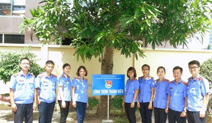Đoàn thanh niên Viện KSND quận Hà Đông thực hiện công trình thanh niên...