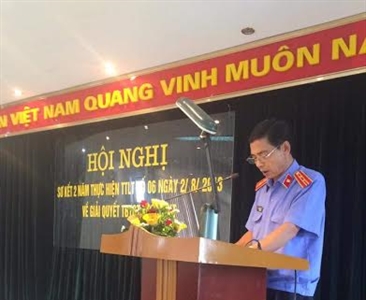 VIỆN KIỂM SÁT NHÂN DÂN QUẬN LONG BIÊN TỔ CHỨC HỘI NGHỊ RÚT KINH NGHIỆM 2 NĂM...