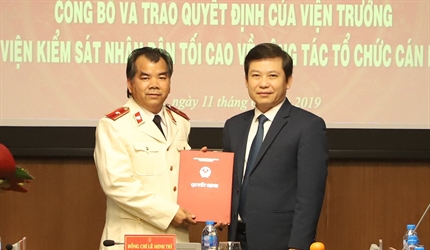 Điều động, bổ nhiệm Vụ trưởng Vụ 6 VKSND tối cao