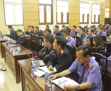 Viện KSND thành phố Hà Nội tổ chức Hội nghị tập huấn sử dụng phần mềm Quản...