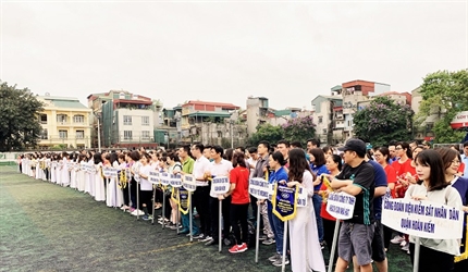 Công đoàn Viện KSND quận Hoàn Kiếm tham gia Hội khỏe Công nhân viên...