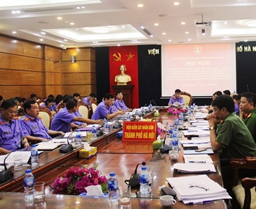 Viện KSND thành phố Hà Nội tổ chức Hội nghị trực tuyến tổng kết 05 năm thực...