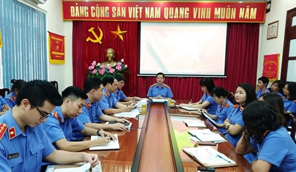 Một số Viện KSND cấp huyện tổ chức Hội nghị sơ kết công tác kiểm sát 06...