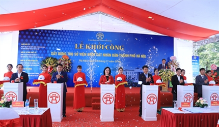 Khởi công Dự án xây dựng trụ sở Viện KSND thành phố Hà Nội