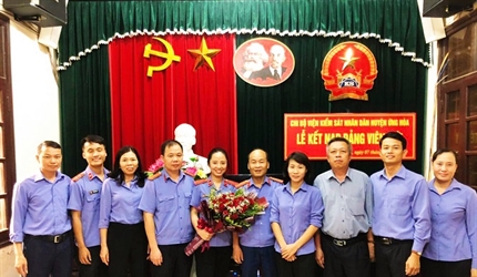 Tháng 11/2019: Chi bộ 02 Viện KSND huyện Ứng Hòa và quận Hoàng Mai tổ...