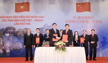 Hội nghị Viện KSND các tỉnh có chung đường biên giới  Việt Nam - Trung...