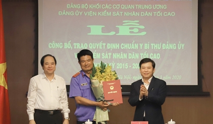 Phó Viện trưởng Viện KSND tối cao Nguyễn Huy Tiến giữ chức vụ Bí thư...