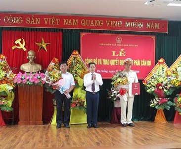 Vụ trưởng Vụ 3 Viện KSND tối cao được biệt phái giữ chức vụ Viện trưởng Viện...