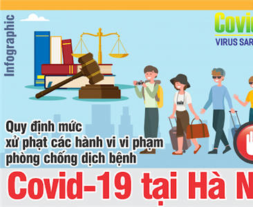 Chi tiết mức phạt 13 hành vi vi phạm quy định phòng, chống COVID-19 tại Hà Nội