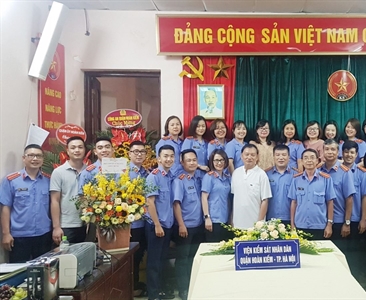 Viện KSND quận Hoàn Kiếm tổ chức các hoạt động  kỷ niệm 60 năm thành lập...