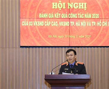 Hội nghị đánh giá kết quả công tác của các VKSND cấp cao, VKSND Tp. Hà Nội...