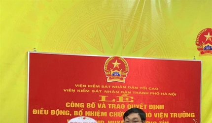 Lễ công bố và trao Quyết định điều động, bổ nhiệm chức vụ Phó Viện...