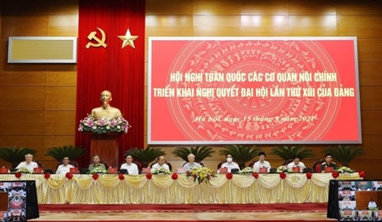 Tổng Bí thư Nguyễn Phú Trọng dự Hội nghị toàn quốc các cơ quan nội...