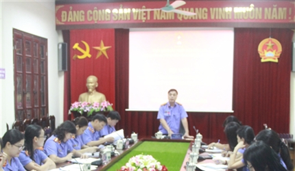VKSND thành phố Hải Phòng tổ chức Hội nghị trực tuyến Tập huấn công tác...