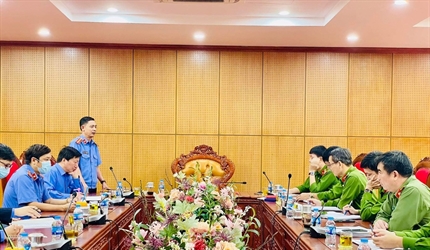 Viện KSND các quận Thanh Xuân, Long Biên thực hiện trực tiếp kiểm sát...