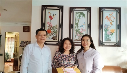 Phòng 12 thăm và chúc Tết các đồng chí cán bộ hưu trí Xuân Nhâm Dần 2022