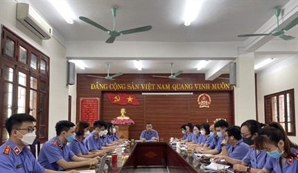 Viện KSND huyện Sóc Sơn tổ chức Hội nghị triển khai các văn bản,...