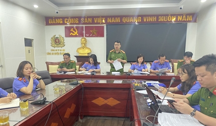 Đoàn kiểm tra liên ngành Viện KSND - Công an TP Hà Nội kiểm tra về công...