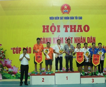 Hội thao ngành Kiểm sát nhân dân "Cúp Báo Bảo vệ pháp luật lần thứ XI" thành...