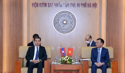 Viện KSND thành phố Hà Nội long trọng tiếp đón Đoàn đại biểu cấp cao...