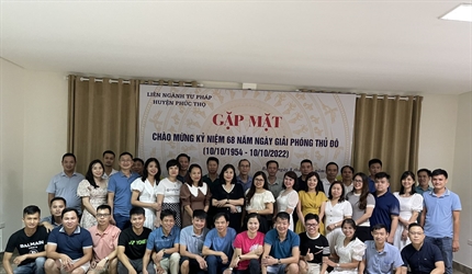 Liên ngành tư pháp huyện Phúc Thọ gặp mặt chào mừng kỷ niệm 68 năm ngày...