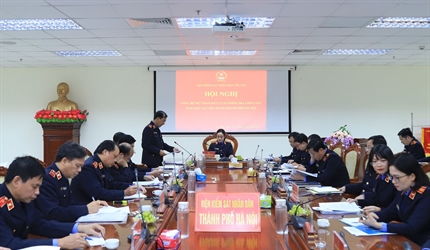 Viện KSND tối cao kiểm tra việc thực hiện Chỉ thị số 01/CT-VKSTC ngày...