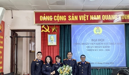 Đại hội Công đoàn Viện KSND quận Hoàn Kiếm nhiệm kỳ 2023 - 2028 diễn ra...