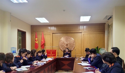 Viện KSND quận Cầu Giấy chủ động thực hiện sớm các chỉ tiêu công tác...