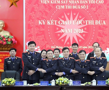 Viện KSND thành phố Hà Nội tham gia cùng các đơn vị trong Cụm thi đua số 2 -...