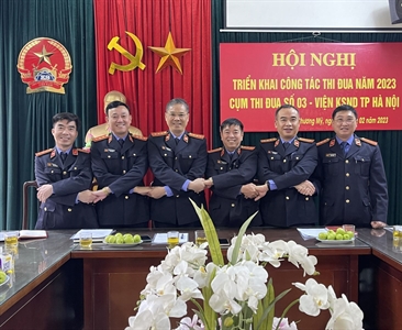 Cụm thi đua số 5 và Cụm thi đua số 3 - Viện KSND thành phố Hà Nội tổ chức...