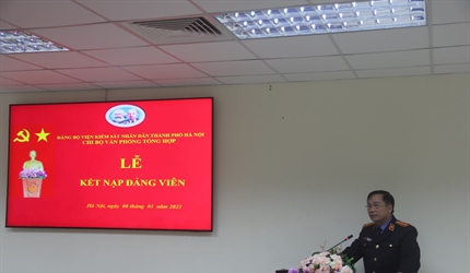 Chi bộ Văn phòng tổng hợp – Đảng bộ Viện KSND thành phố Hà Nội tổ chức...